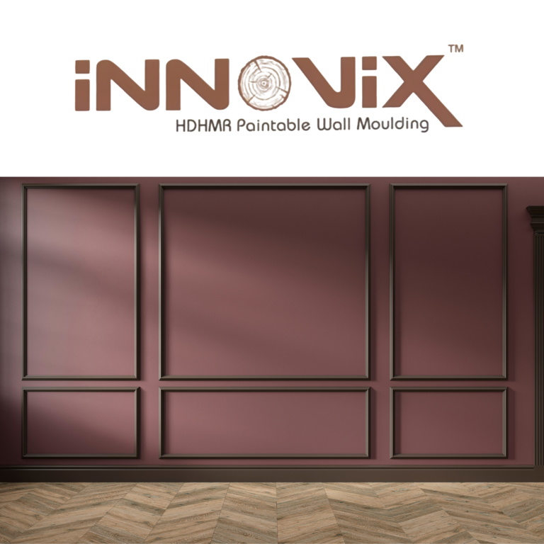 Innovix HDHMR paintable wall moulding profiles for decorative interior wall designs